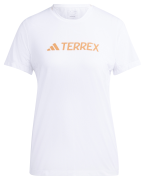 Adidas Women's Terrex Mt Log Tech Tee White