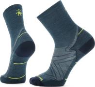 Smartwool Unisex Run Zero Cushion Mid Crew Socks Twilight Blue