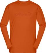 Norrøna Men's Falketind Equaliser Merino Round Neck Gold Flame