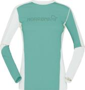 Norrøna Women's Falketind Equaliser Merino Round Neck Malachite Green