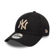 New Era Men's Nos League Ess 9forty New York Yankees Black/Stn