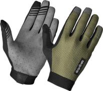 Gripgrab Vertical 2 Insidegrip™ Full Finger Summer Gloves Olive Green