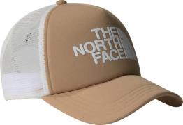 The North Face TNF Logo Trucker Cap Khaki Stone/TNF White