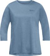 Jack Wolfskin Women's Crosstrail 3/4 Tee Elemental Blue