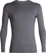 Icebreaker Men's 200 Oasis Long Sleeve Crewe Gritstone Hthr-013