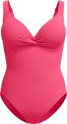 Speedo Womens Shaping Cross Knot 1 Piece Dark Pink
