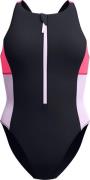 Speedo Zip Colorblock 1 Pc Dark Pink