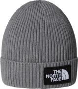 The North Face Kids' TNF Logo Box Cuffed Beanie TNF Medium Grey Heathe...