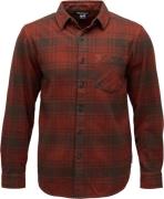 Black Diamond Men's Project Flannel Shirt Basalt-iron Red Plaid