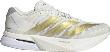 Adidas Men's Adizero Boston 13 Cloud White/Gold Mint/Halsil