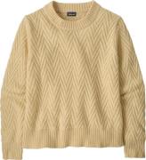 Patagonia Women's Recycled Wool-Blend Crewneck Sweater Chevron Cable: ...
