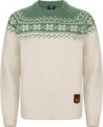 Gridarmor Women’s Snøkrystall Round Neck Ullgenser White/green