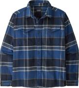 Patagonia Men's Fjord Flannel Shirt Cycles: Sunken Blue