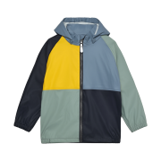 Color Kids Kids' Rain PU Jacket Colorblock Windward Blue