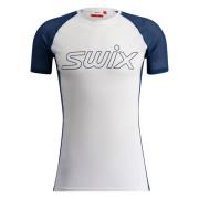 Swix Men's RaceX Light Short Sleeve Bright White/Lake Blue
