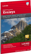 Calazo förlag Høyfjellskart Tromsø: Kvaløya 1:25.000 NoColour
