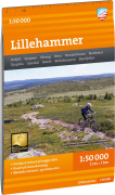 Calazo förlag Lillehammer 1:50 000 Hiking map