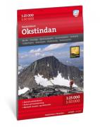 Calazo förlag Okstindan 1:25 000 Alpine map