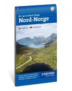 Calazo förlag Nord-Norge 1:500 000 Road map