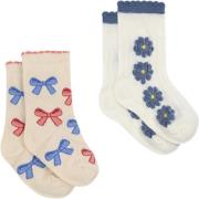 Konges Sløjd 2 Pack Jaquard Socks Str 29-32 - S45014 Strømper Bomuld h...