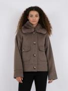 Neo Noir Pitti Wool Jacket Kvinde Iron Overgangsjakker Str 40 - Uld ho...