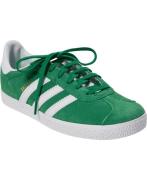 adidas Originals Gazelle J Green/ftwwht/gold Sneakers Str 39 1/3 - hos...