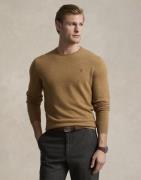 Polo Ralph Lauren 2/27 Merino Rwsls CN PP Mand Latte Brown Heather Swe...