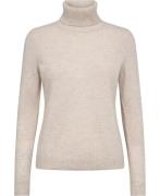 Christian Berg Kkarita ML - 100% Cashmere Kvinde Barley Mel Sweaters S...