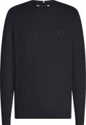 Tommy Hilfiger Classic Cable Crew Neck Mand Desert Sky Sweaters Str XX...