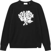 Les Deux Felipe Knit Mand Black/ivory Sweaters Str L - hos Magasin