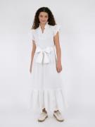 Neo Noir Tianna Embroidery Dress Kvinde White Maxi Kjoler Str 38 - hos...