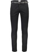 Lindbergh Chino m. Bælte & Stretch Mand Sort Chinos Str 36/32 - hos Ma...