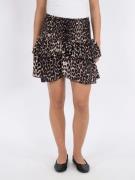 Neo Noir Carin R Leo Skirt Kvinde Leopard Korte Nederdele Str 40 - hos...