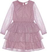 The New Tnliona L_S Dress Str 110-116 cm/5-6 år - Orchid Haze Kjoler P...