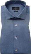 Bruun & Stengade BS Ingles Modern Fit Shirt Mand Blue Langærmede Skjor...