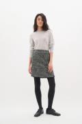 InWear Kielaiw Skirt Kvinde Black / White Korte Nederdele Str 40 - hos...