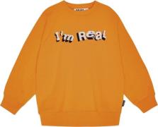 Molo Magni Str 8 år / 128 cm - Orange Sweatshirts Bomuld hos Magasin