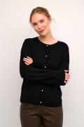 Culture Cuannemarie Knit Cardigan Kvinde Black Cardigans Str L - hos M...