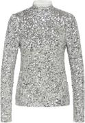 Bruuns Bazaar Gargetbbhanni Blouse Kvinde Silver Langærmede Bluser Str...