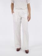 Neo Noir Astra Heart Pants Kvinde White Bukser Med Brede Ben Str 40 - ...