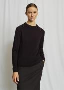 Bruun & Stengade BS Layla Regular Fit Knitwear Kvinde Black Sweaters S...