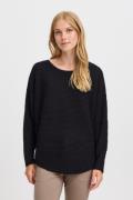 Fransa Freretta PU 3 Kvinde Black Sweaters Loose Fit Str L - hos Magas...