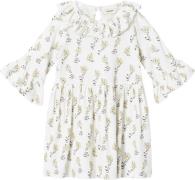 Lil' Atelier Nmfgavo 3/4 Loose Dress LIL Str 92 - Coconut Milk/yellow ...