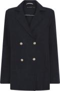 Micha Coat_ Outdoor Boucle Kvinde Navy Overgangsjakker Str 44 - hos Ma...