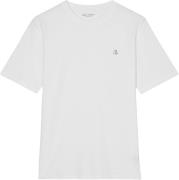 Marc O’Polo Tshirt, Short Sleeve, Logo Print Kvinde White Kortærmede T...