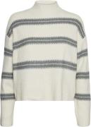 Vero Moda Vmdazzle LS Highneck Pullover GA BO Kvinde Birch/w. Balsam G...