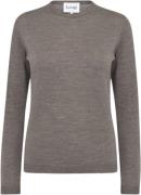 Levete room Lrismaila 2 Kvinde L9852 - Taupe Gray Melange Sweaters Str...