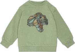 The New Tnsluigi Sweatshirt Str 80 cm - Hedge Green Sweatshirts Bomuld...