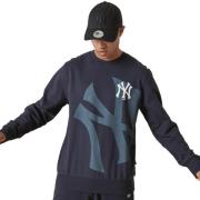 New Era Washed Pack Graphic Sweatshirt Mand Blue Sweatshirts Str L - B...