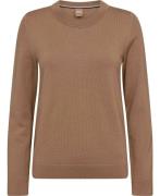 BOSS Feganasi Kvinde Medium Beige Sweaters Str L - hos Magasin